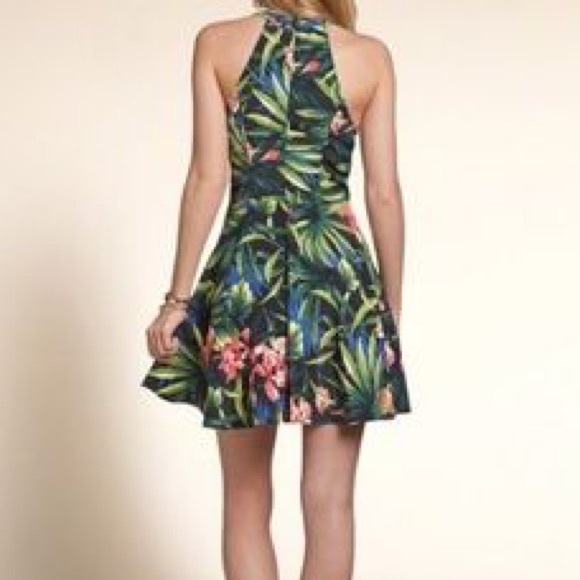 ‼️SOLD‼️NWOT Hollister Tropical/Floral Mini Dress - Picture 2 of 8